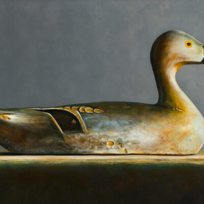 013-1 Antieke lokeend -  - 41cmx82cm