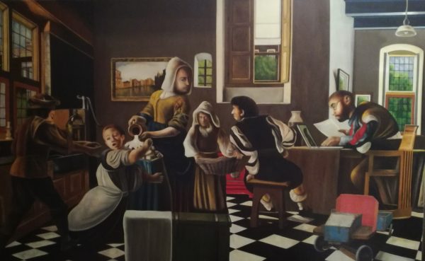 De eerste computer -  - 100cmx160cm