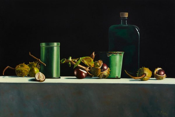 Stilleven met kastanjes -  - 80cmx120cm